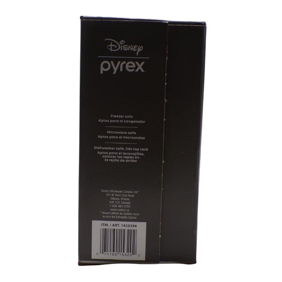 NIB Disney 100 Yr Pyrex 8-Piece Glass Food Storage Mickey Mouse & Friends - Picture 5 of 7